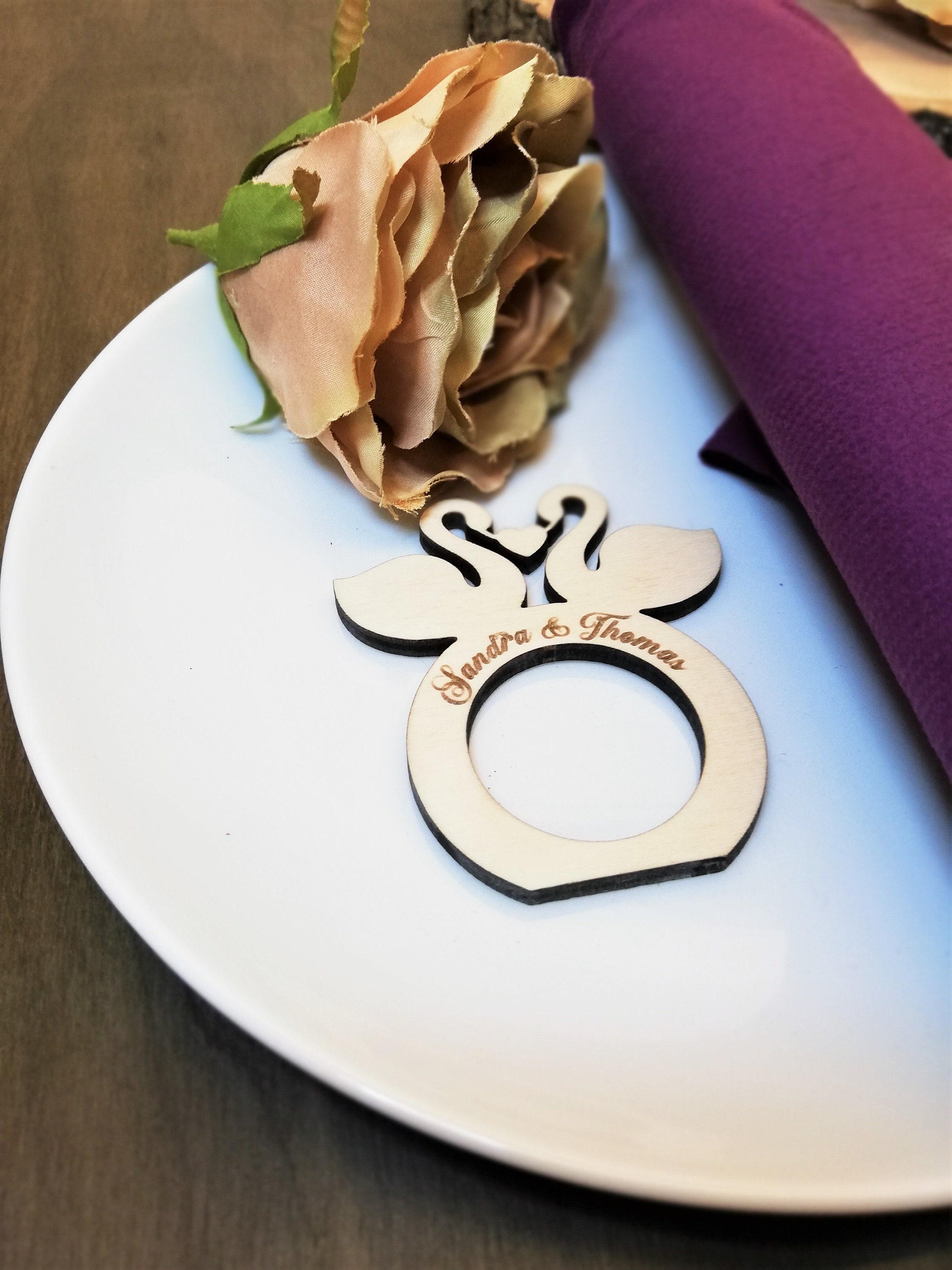 Personalized Wedding Napkin Rings: Elevate Your Ceremony with Custom Elegance