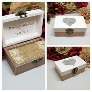 Wedding Ring Box/ Ring Bearer Box/ Ring Holder