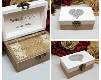 Wedding Ring Box/ Ring Bearer Box/ Ring Holder