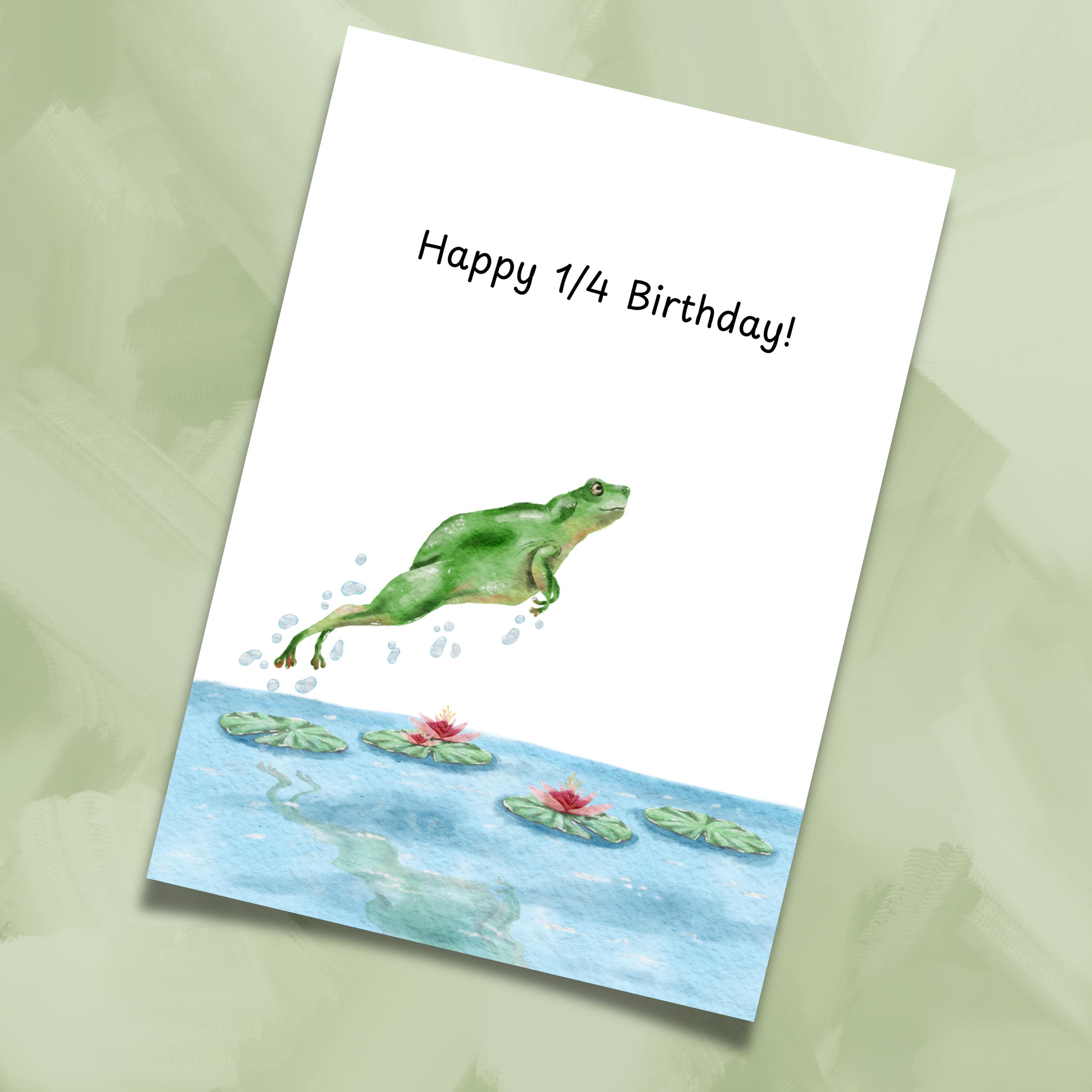 Leap Year Brthday: Happy Un Brthday Leapng Frog | Leap year brthday