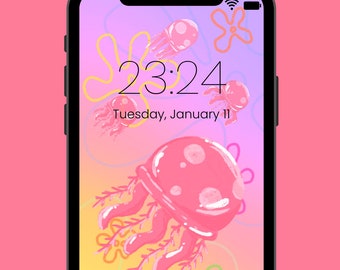 Smartphone Wallpaper, Jellyfish