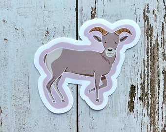 Matte Sticker, Desert Friends, Bighorn Sheep