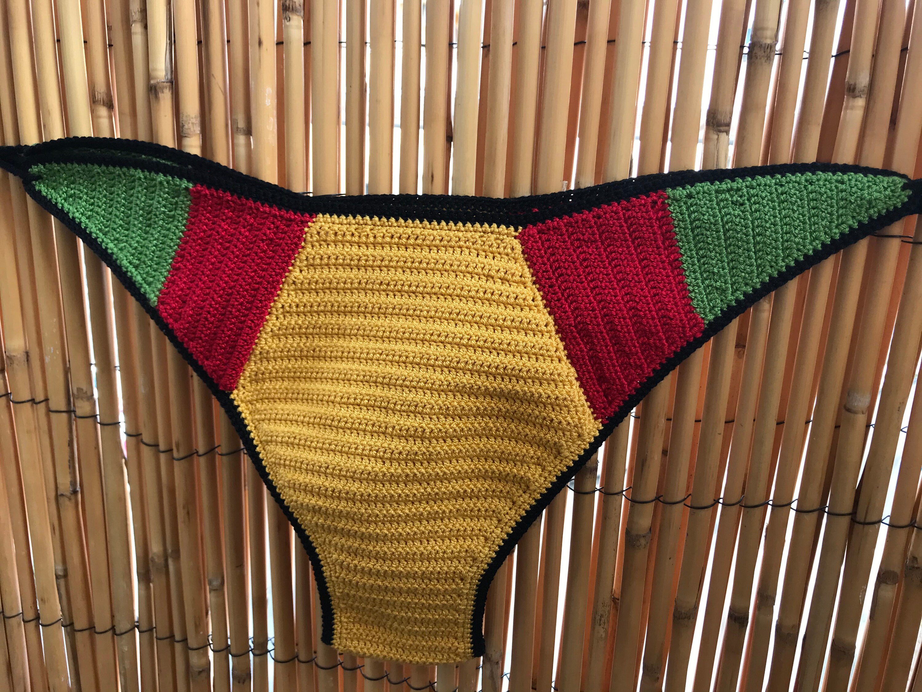 Jamaica Crochet Bikini Crochet Swimwear Reggae Style Crochet My XXX