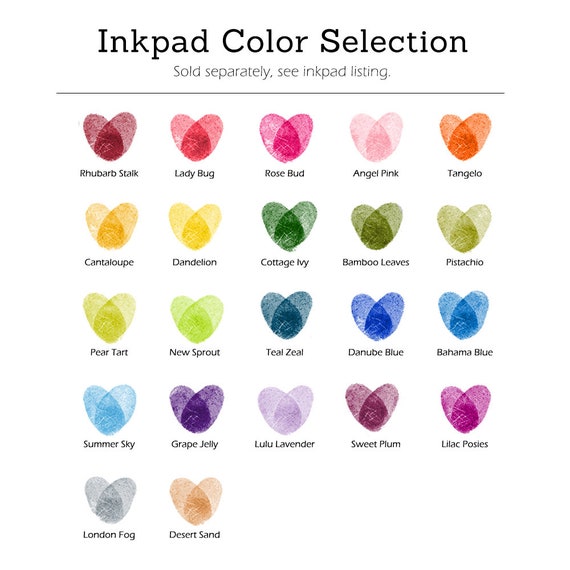 Archival Ink Pads for Thumbprint Guest Book, Wedding Fingerprint Tree Supplies, Archival Quality & Vibrant Colors