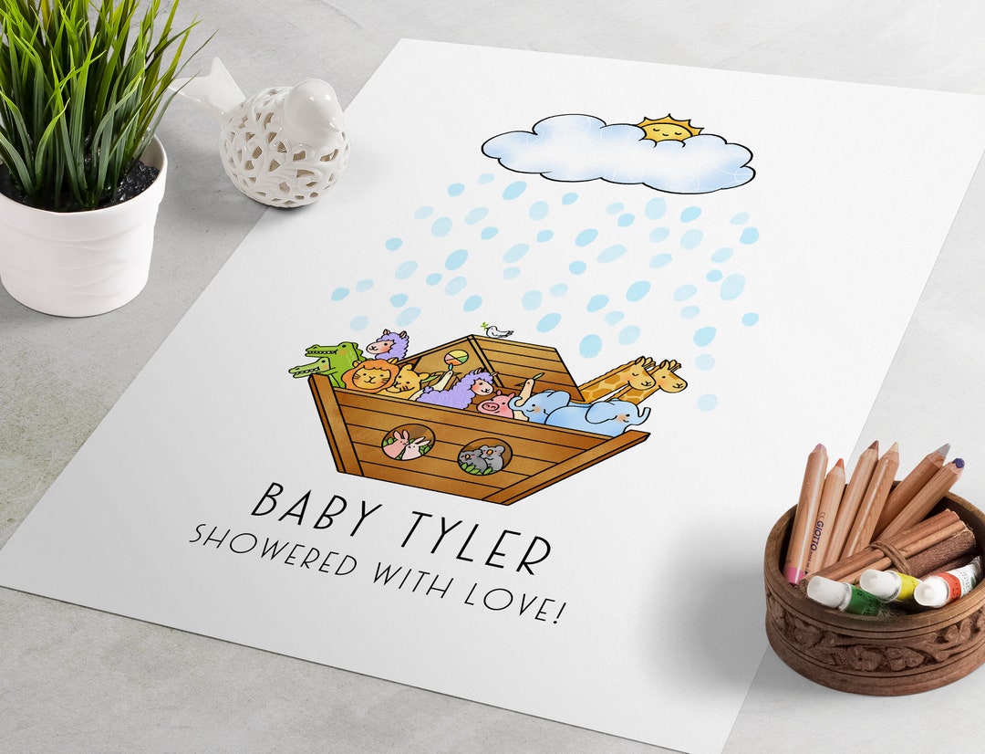 Christian Baby Shower Sign In, Religious Baby Shower Sign In, Catholic