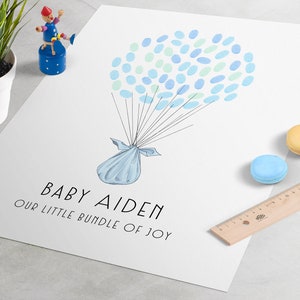 Baby Shower Guest Book - Delivery Baby Shower, a perfect baby shower sign-in or  baby shower guestbook. guest book alternative, baby boy