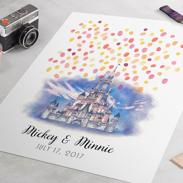 Mickey Guest Book - Etsy