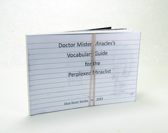 Künstlerbuch: Dr. Mr Miracles Wortschatz Leitfaden für perplex Miraclist