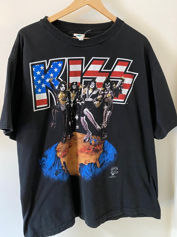 KISS Vintage 90s Concert T-Shirt Madison Square G… - image 3