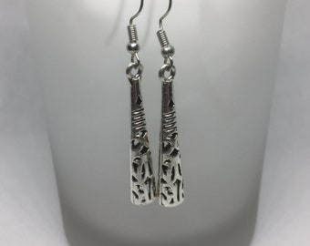 Hollow Vintage Silver Tassel Drop Earring - Bohemia Fashion Women Dangle Earrings