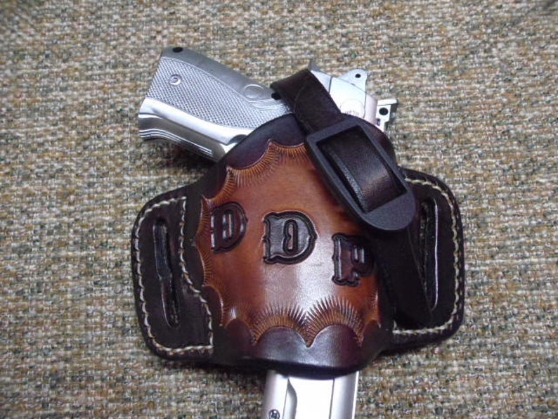 GENUINE Leather OPEN Carry Holsters Made For Your Gun Any Etsy