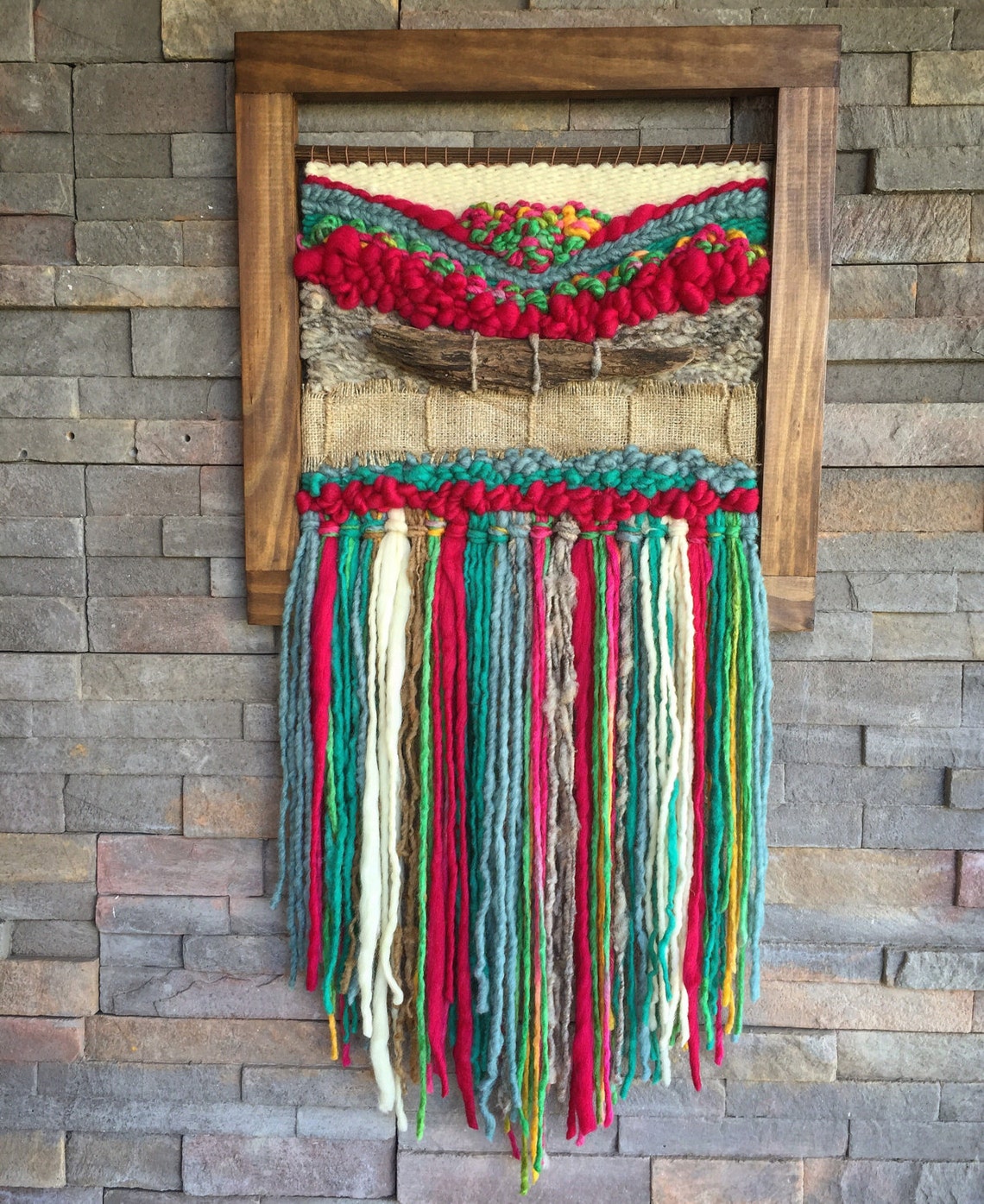 Woven wall hanging Etsy