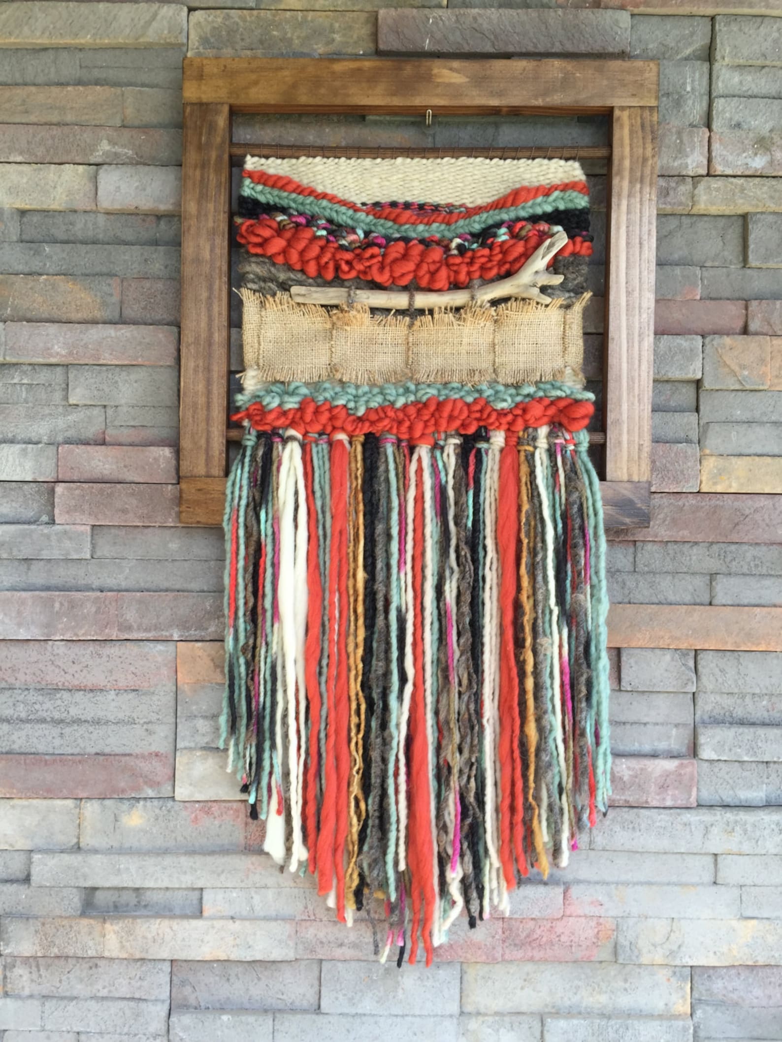 Woven wall hanging Etsy