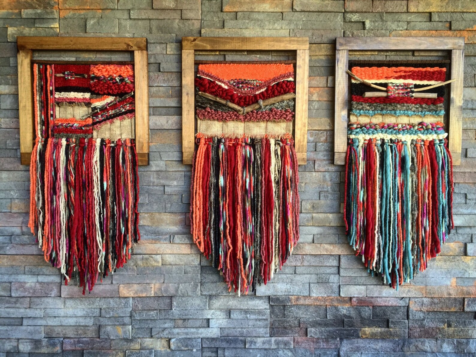 Woven wall hanging Etsy
