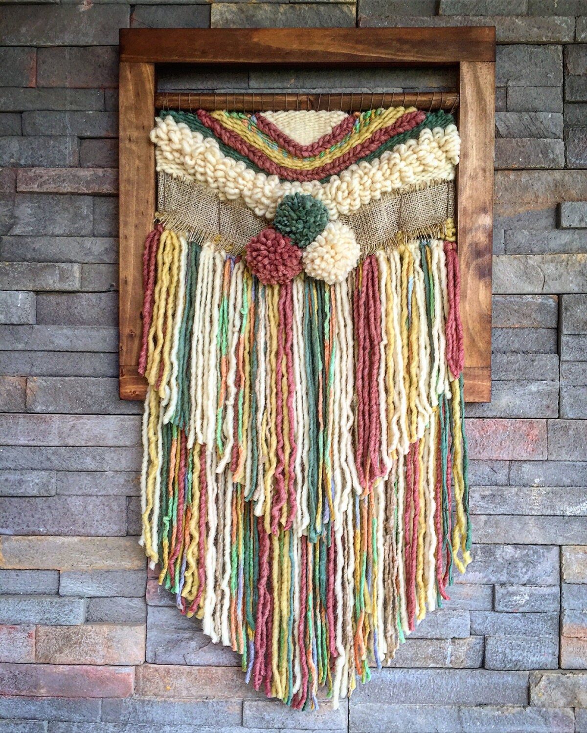 Woven wall hanging Etsy