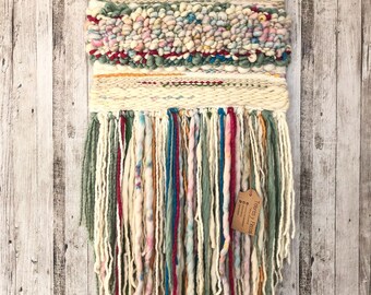 Woven wall hanging