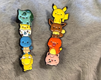 Pokemon - Enamel Pins Stacked Starter Edition
