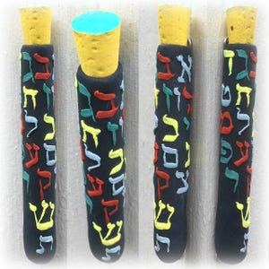 Aleph Bet Handmade Mezuzah!