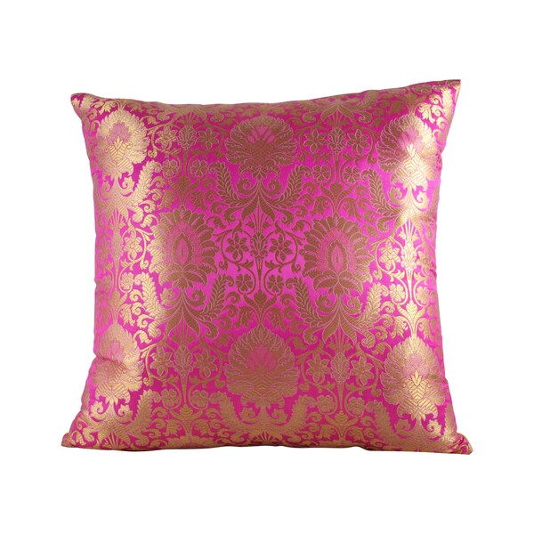 Pink and Gold Pillow Etsy