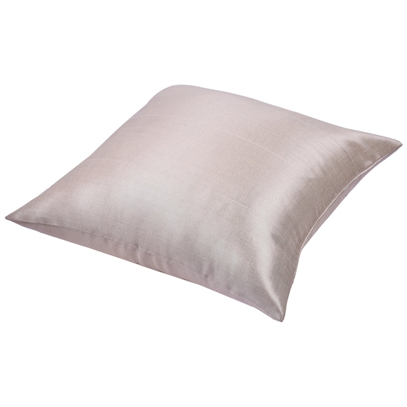 Metallic silver pillow sale