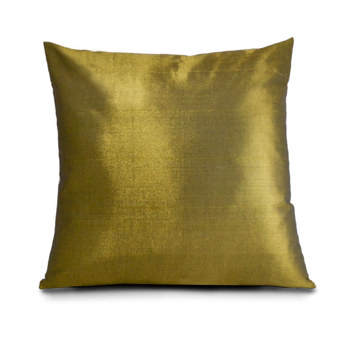 Metallic Throw Pillow Cover, Metallic Copper, Metallic Olive Green ...