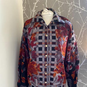 Vintage Floral Blouse
