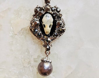 Skull and Bone Macabre Necklace