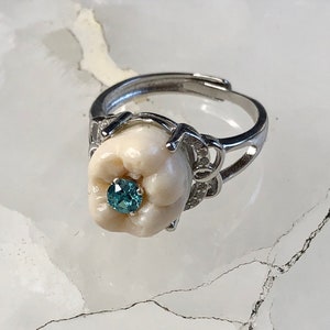 Baby Blue Molar Ring