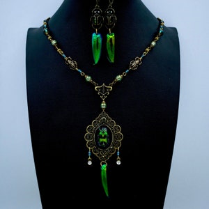 Adorned Jewel Beetle Jewelry Set