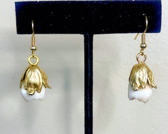 Genuine Molar Floral Earrings