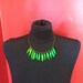 Emerald Beetle Shell Necklace - Etsy