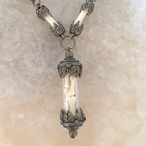 Coyote Toe and Vial shops Necklace