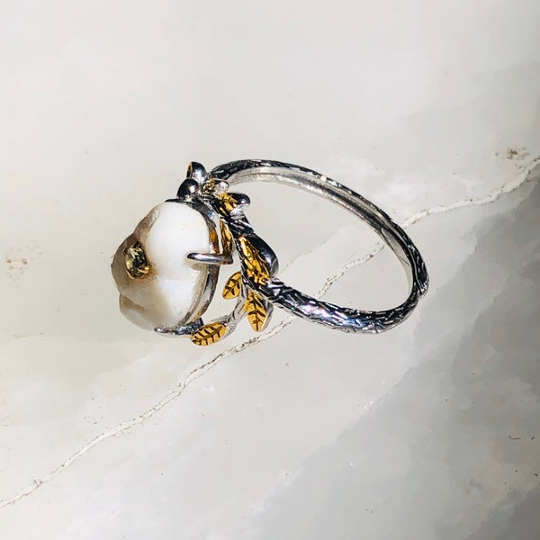 Royal Crystal Cavity Ring