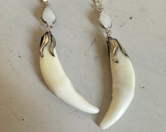 Quartz Fang Earrings