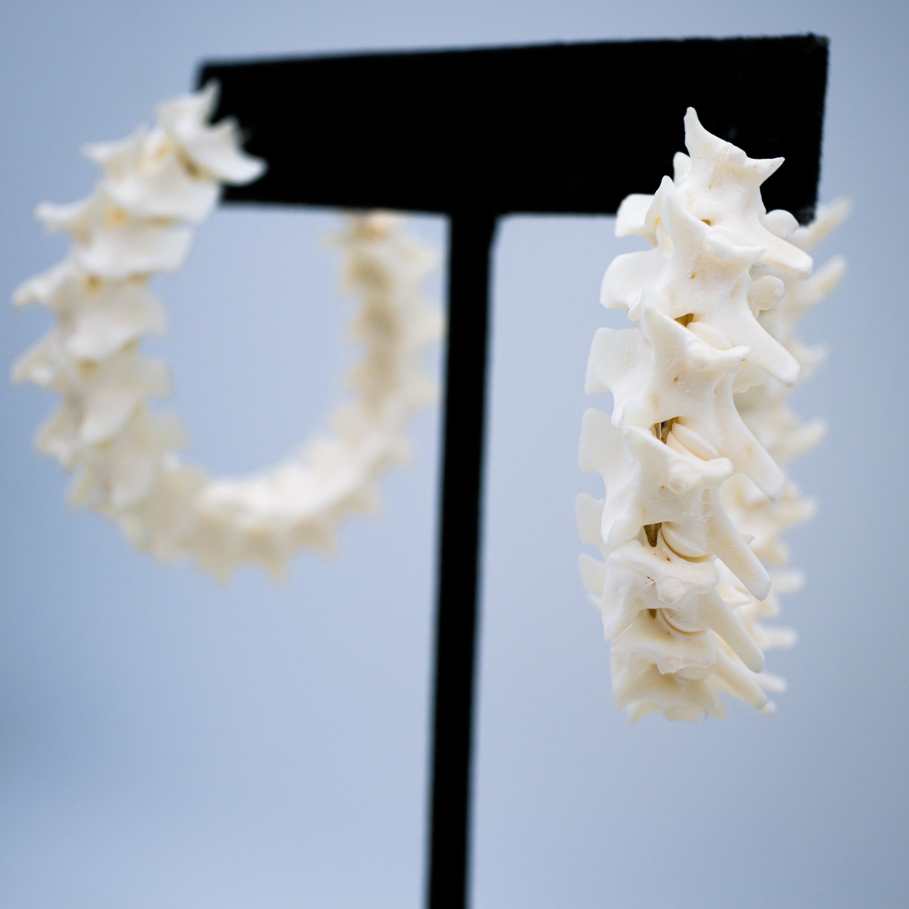 Python Vertebrae Hoop Earrings - Etsy