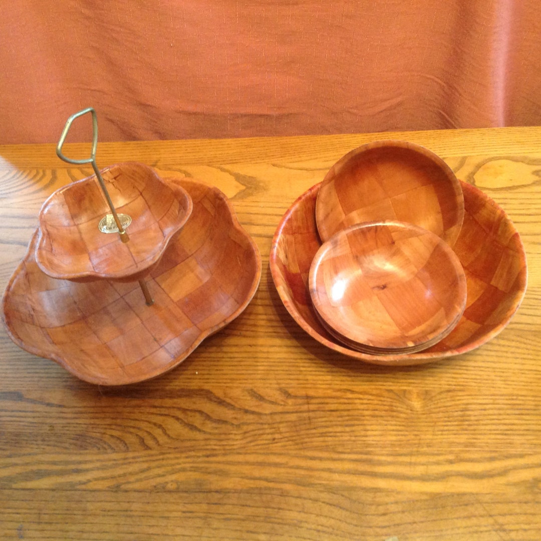 Retro Serving Snack Bowls Etsy