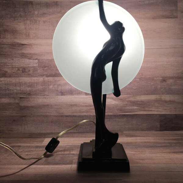 Art Deco Nymph Lamp By Sarsaparilla