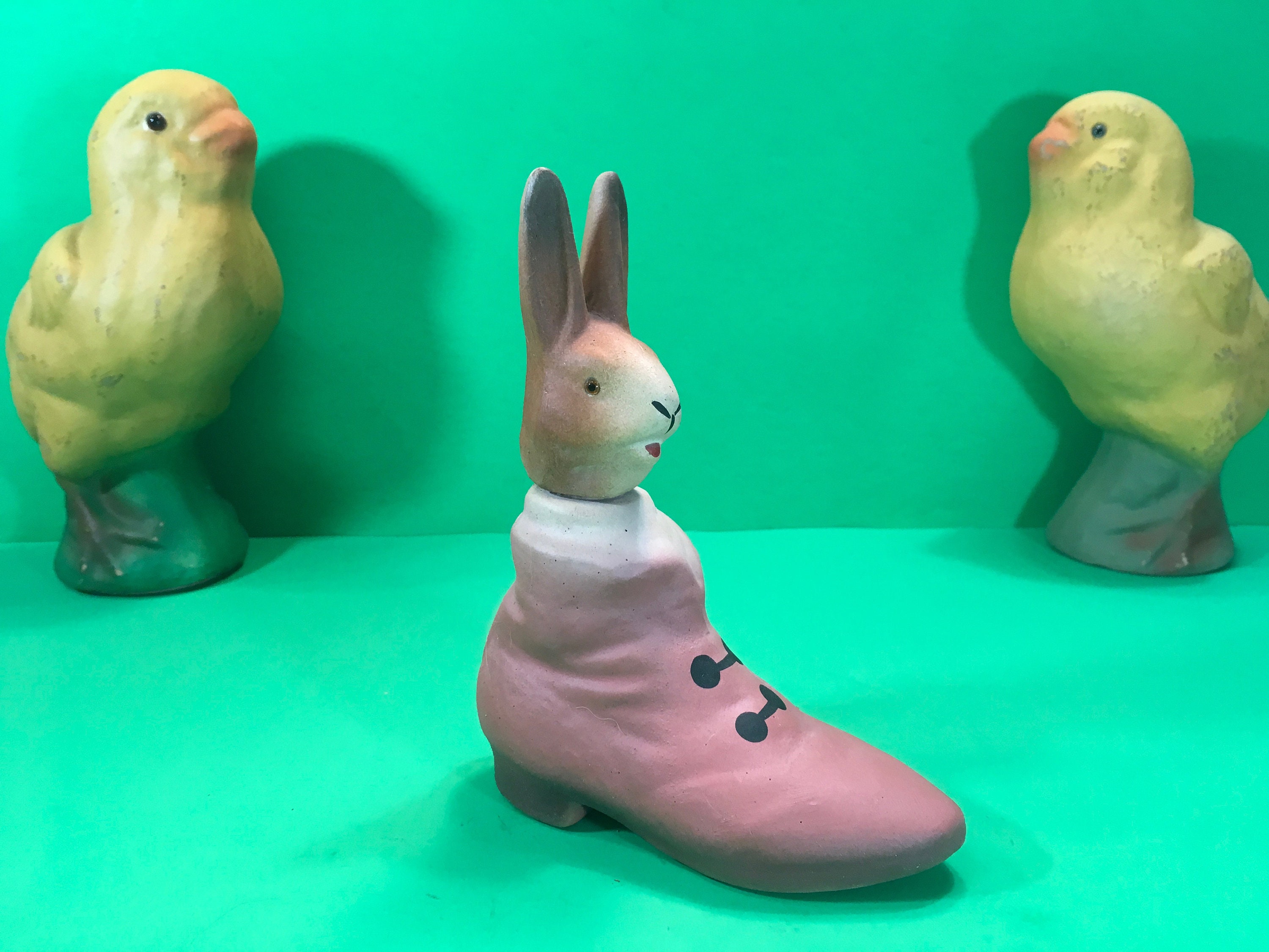 Paper mache easter bunnies
