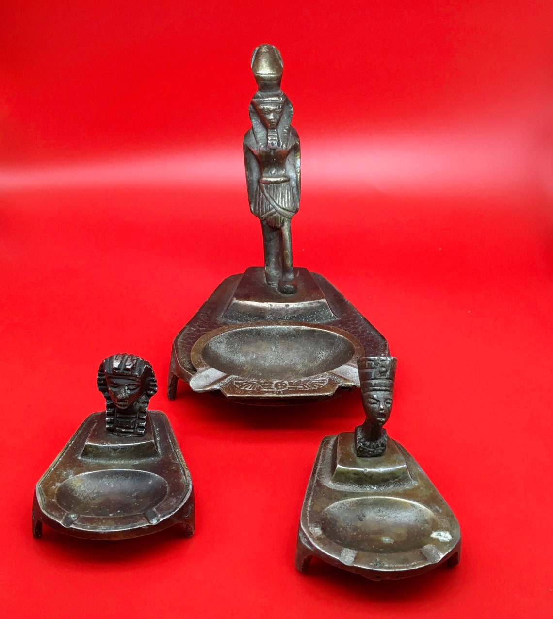 Egyptian Incense Burners Ashtrays Etsy
