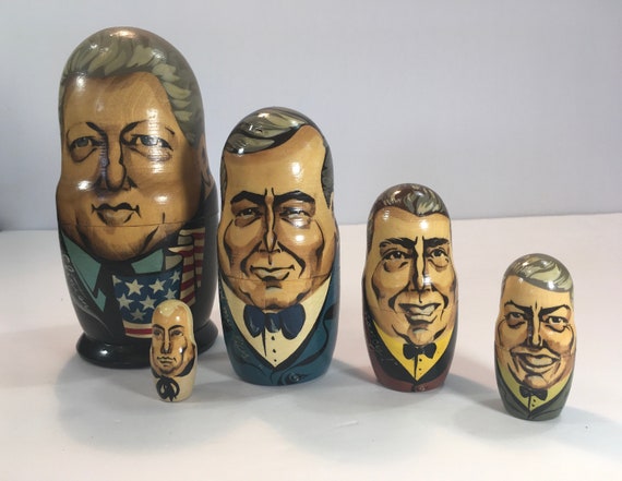 president nesting dolls
