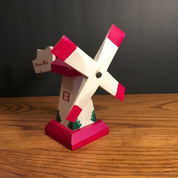 wooden windmill toy