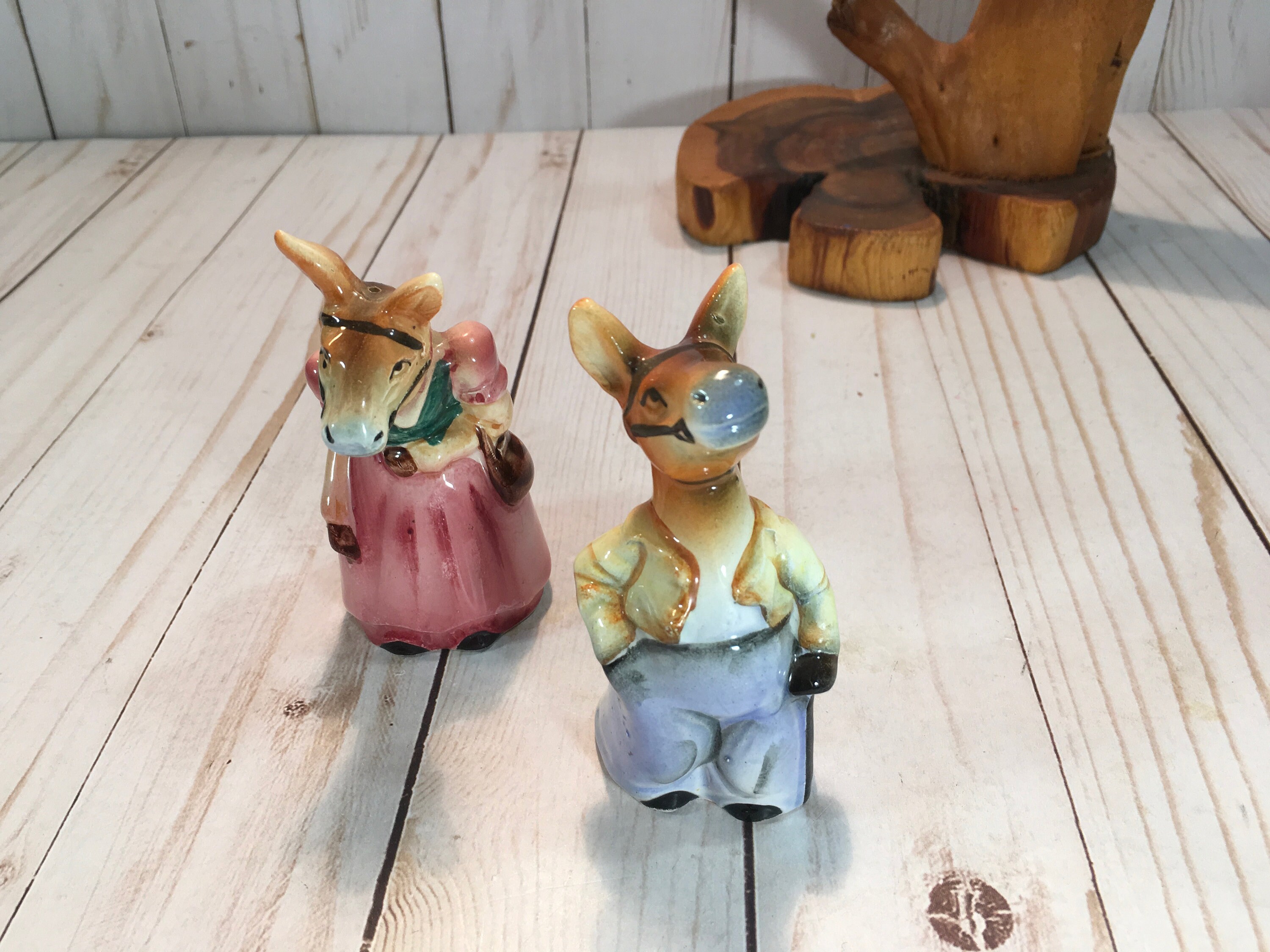 Horse Salt and Pepper Anthropomorphic - Etsy