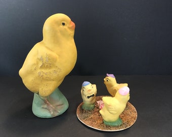 Easter Chicks Stamm House Paper Mache