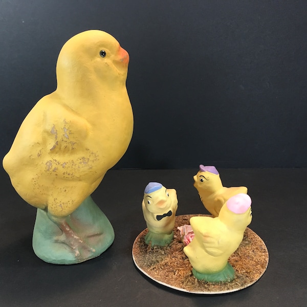 Easter Chicks Stamm House Paper Mache