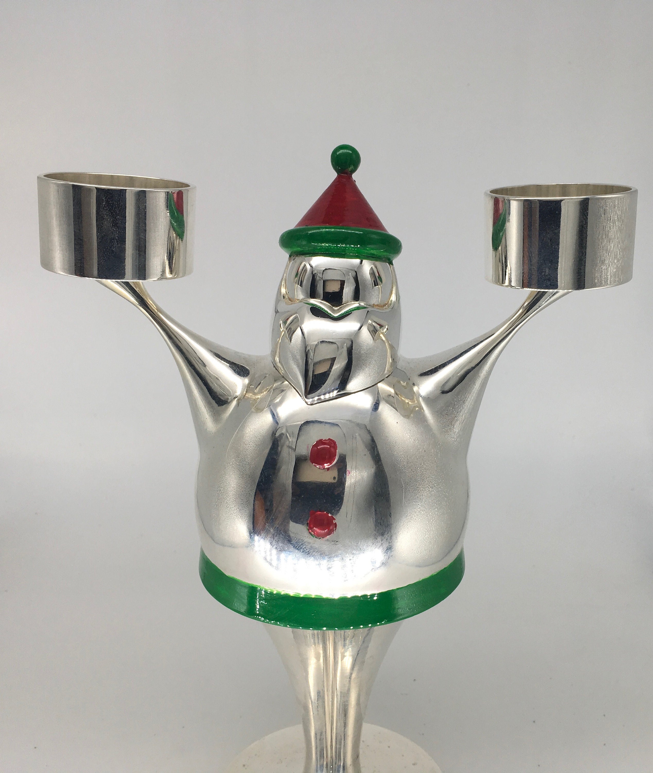 Art Deco Santa Baby Candle Holder Pottery Barn Etsy