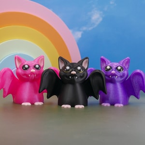 Bat Figurine: Kawaii Goth Desk Decor