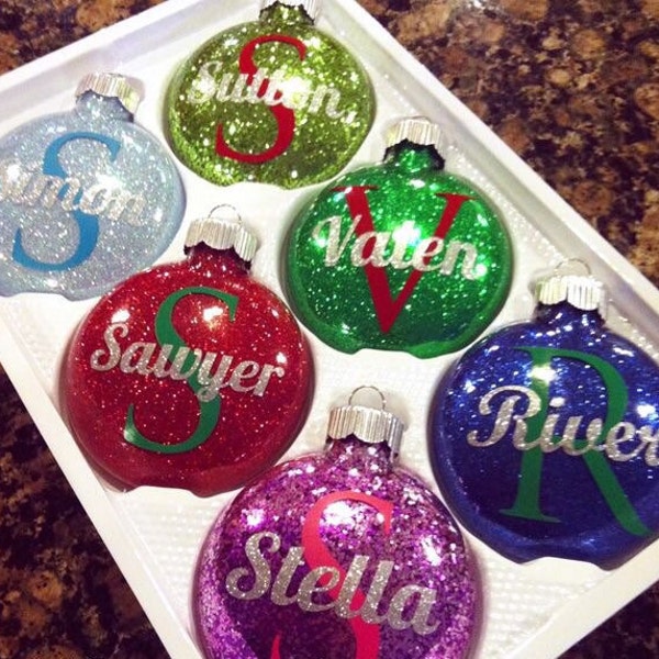 Personalized Christmas ornaments