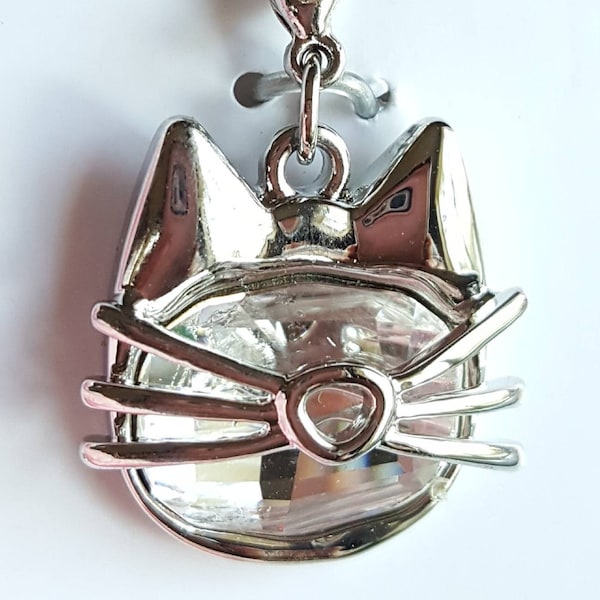 Swarovski Cat Etsy