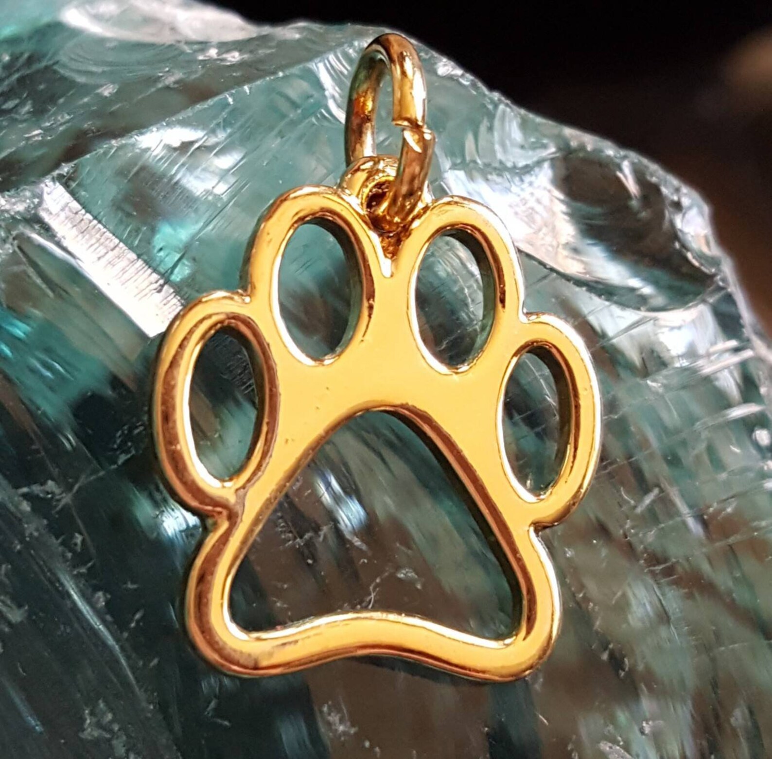 MZC Jewelry Paw Print Charm Bead - Pet Animal Love Heart Dangle Charm For Bracelets & Necklaces - View #8