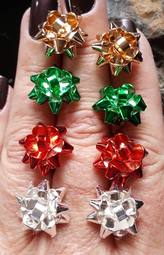 Present Bow Stud Earrings Present Bow Stud Earrings